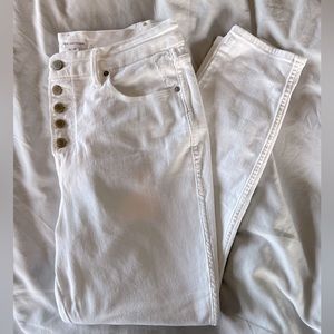 White Good American Straight Leg